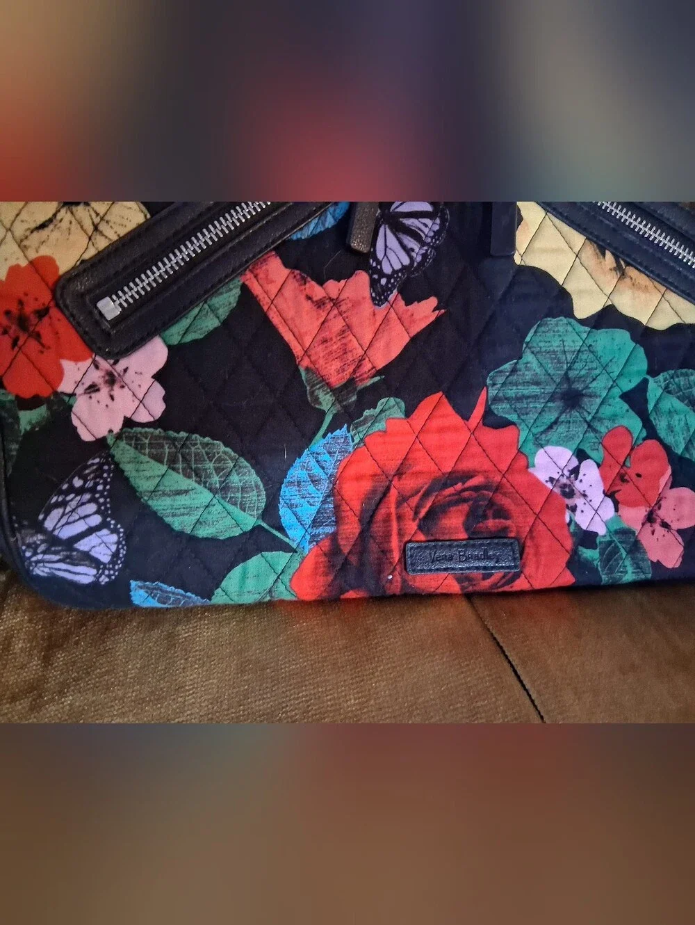 Vera Bradley Havana  Floral Quilted Shoulder Bag in Multicolor